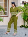 Ruby By Mittoo Cotton Slub Thread Work Co Ord Set Wholesale Price In Surat
